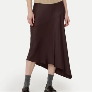 Frank and Oak Elegant Black Asymmetrical Skirt Size Xl NwT